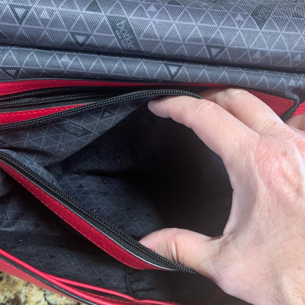 Botkier Red Leather Satchel Purse - Picture 11 of 11